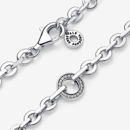 Le Bracelet chaîne Pandora Signature, pavé audacieux, argent 925/1000, 592777C01.