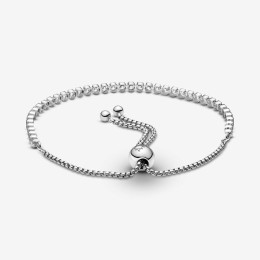 Bracelets - Bijoux - PANDORA - Bracelet Pandora, Rivière Coulissant Scintillant, en argent 925/1000 599375C01-1