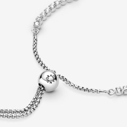 Bracelets - Bijoux - PANDORA - Bracelet Pandora, Rivière Coulissant Scintillant, en argent 925/1000 599375C01-1