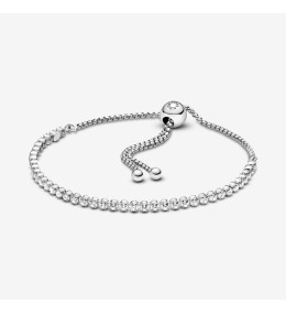 Bracelets - Bijoux - PANDORA - Bracelet Pandora, Rivière Coulissant Scintillant, en argent 925/1000 599375C01-1