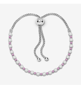Bracelets - Bijoux - PANDORA - Bracelet Pandora, Rivière Coulissant Scintillant, en argent 925/1000 599377C02-1
