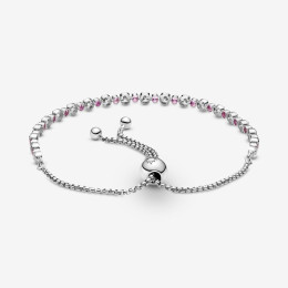 Bracelets - Bijoux - PANDORA - Bracelet Pandora, Rivière Coulissant Scintillant, en argent 925/1000 599377C02-1