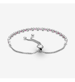 Bracelets - Bijoux - PANDORA - Bracelet Pandora, Rivière Coulissant Scintillant, en argent 925/1000 599377C02-1