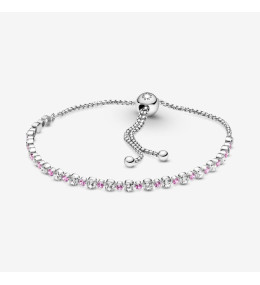Bracelets - Bijoux - PANDORA - Bracelet Pandora, Rivière Coulissant Scintillant, en argent 925/1000 599377C02-1