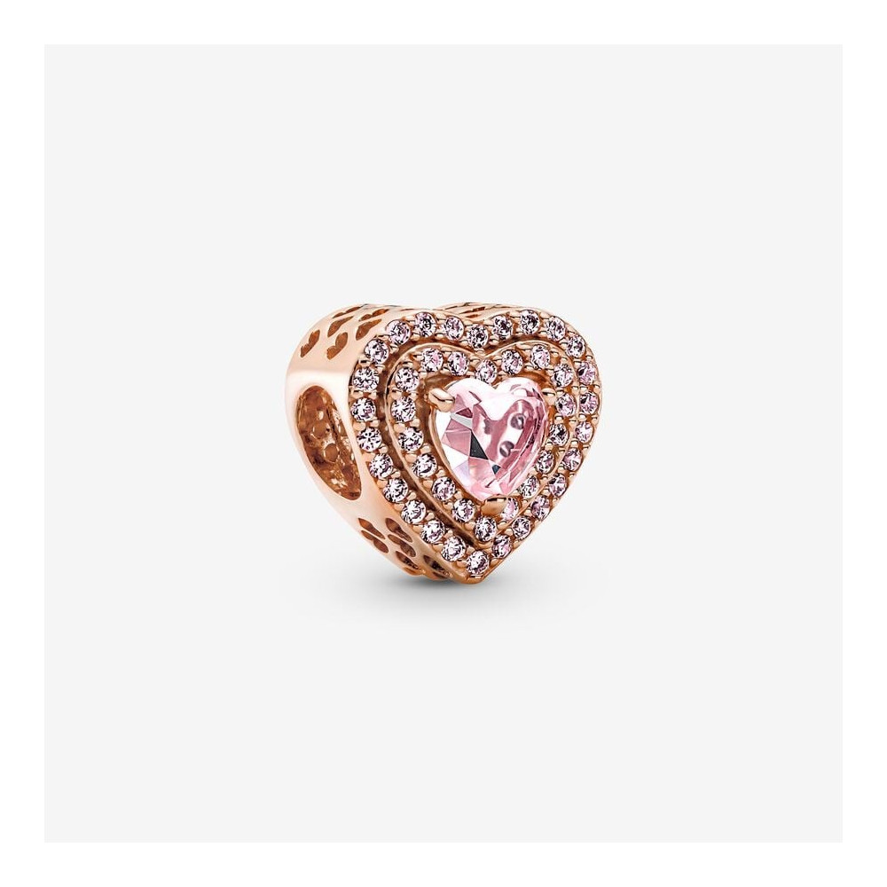Charms - Bijoux - PANDORA - charm-pandora-coeur-nivele-scintillant-789218c01