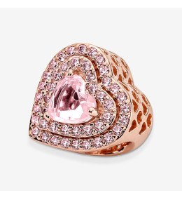 Charms - Bijoux - PANDORA - charm-pandora-coeur-nivele-scintillant-789218c01
