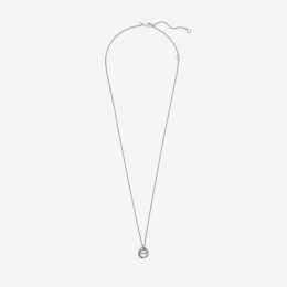 Collier Pandora, Pendentif Cercles, Ma Famille Pour Toujours, en argent 925/1000 391455C01-60
