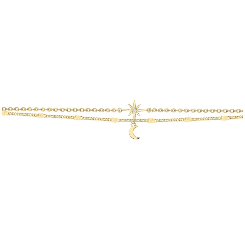 Bracelet plaqué or, La Garçonne Diamant, 26300042