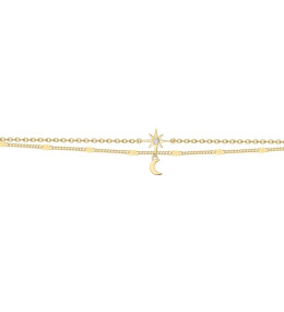 Bracelet plaqué or, La Garçonne Diamant, 26300042