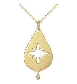 Collier Plaqué or, La Garçonne Diamant, 26700066
