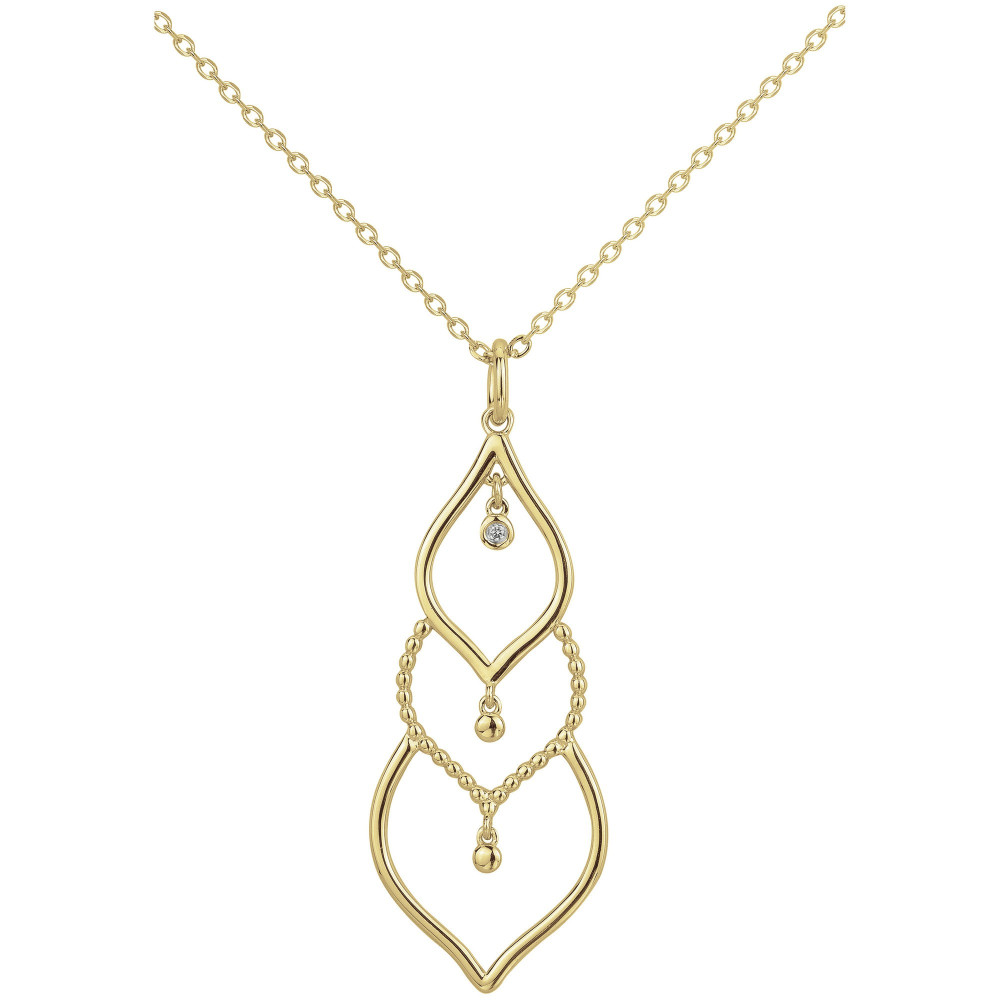 Collier Plaqué or, La Garçonne Diamant, 26700067