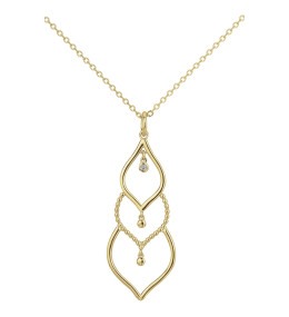 Collier Plaqué or, La Garçonne Diamant, 26700067