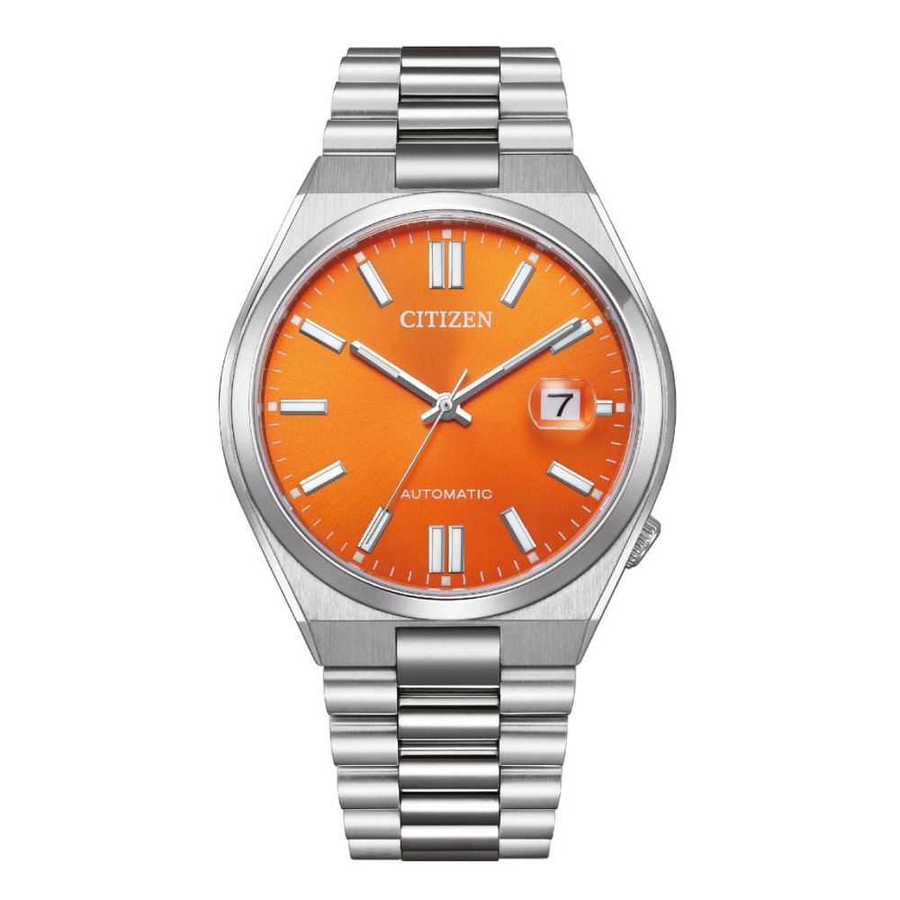 Montre Homme Citizen, Tsuyosa orange automatique, NJ0151-88Z
