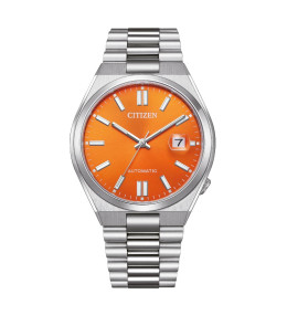 Montre Homme Citizen, Tsuyosa orange automatique, NJ0151-88Z
