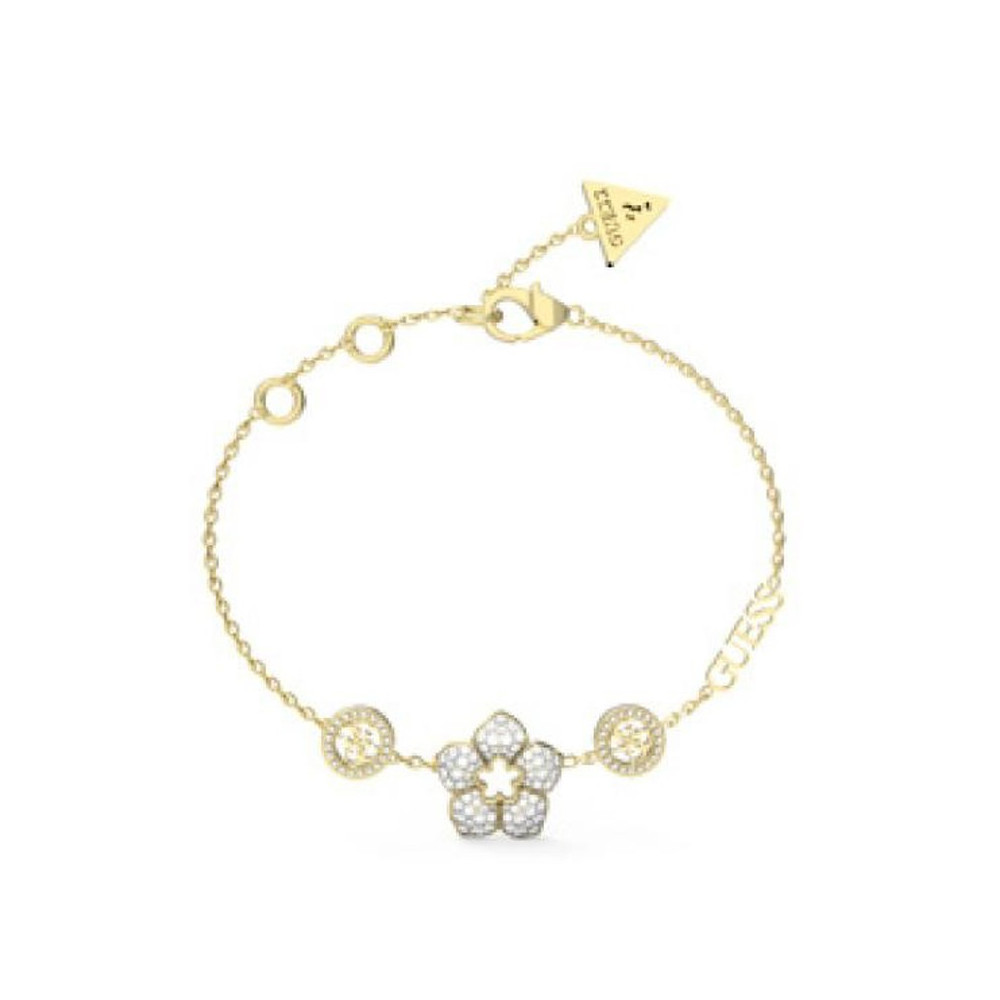 Bracelet femme Guess, Shining winter, acier PVD jaune, JUBB04472JWYGS