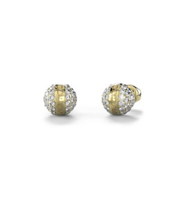 Boucles d'oreilles femme Guess, Calypso, acier PVD jaune, JUBE04459JWYG