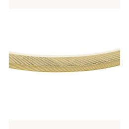 Bracelet, Harlow Linear Texture, en acier inoxydable, doré FOSSIL, JF04117710