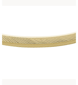 Bracelet, Harlow Linear Texture, en acier inoxydable, doré FOSSIL, JF04117710