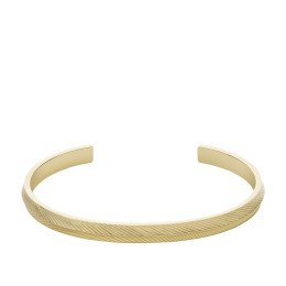 Bracelet, Harlow Linear Texture, en acier inoxydable, doré FOSSIL, JF04117710