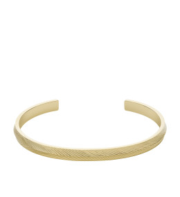 Bracelet, Harlow Linear Texture, en acier inoxydable, doré FOSSIL, JF04117710