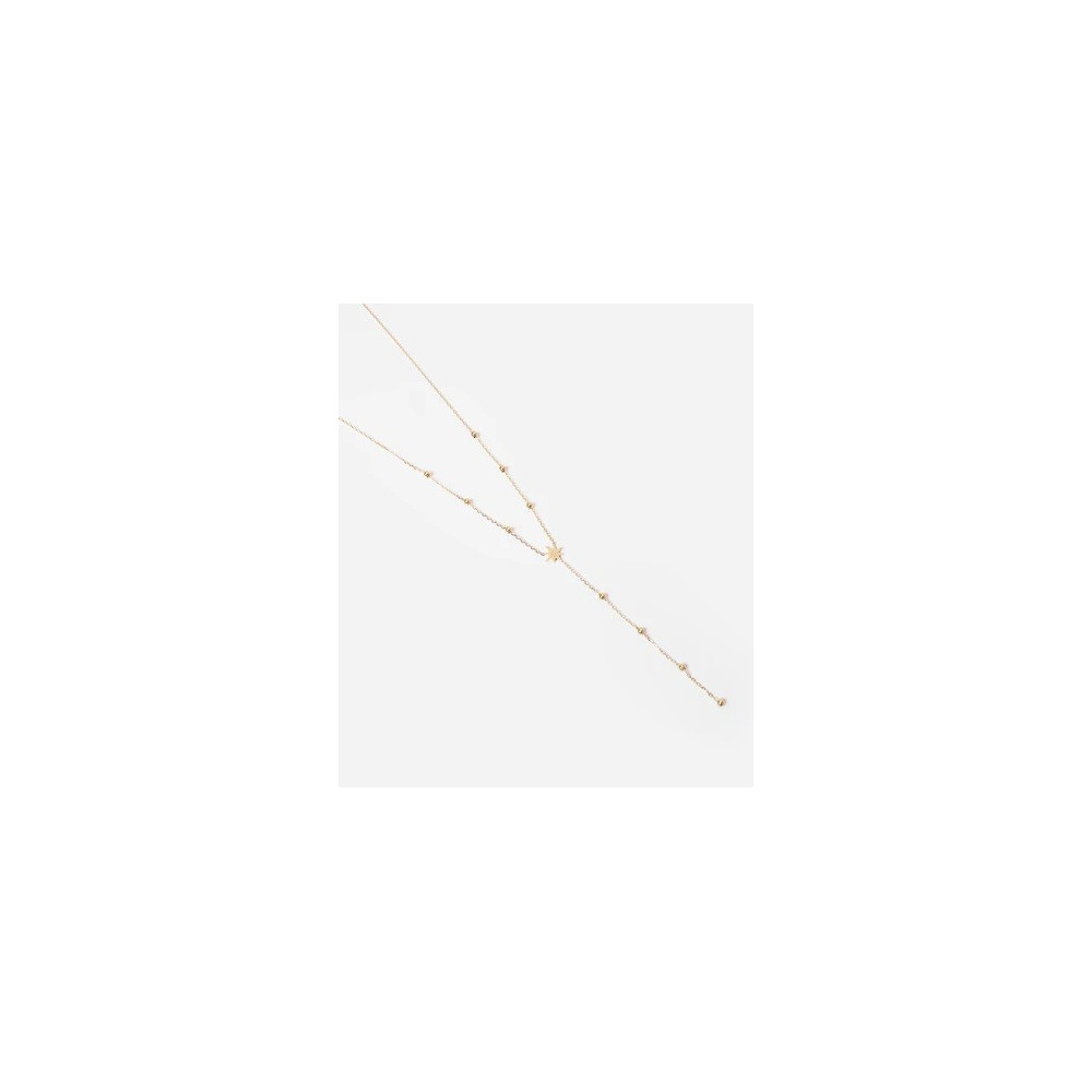 Collier Isaac en acier PVD jaune, ZAG bijoux, SNM18288-01UNI