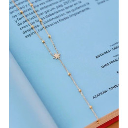 Le Collier Isaac en acier PVD jaune, ZAG bijoux, SNM18288-01UNI