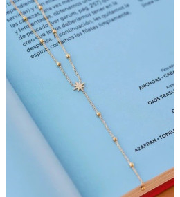 Le Collier Isaac en acier PVD jaune, ZAG bijoux, SNM18288-01UNI