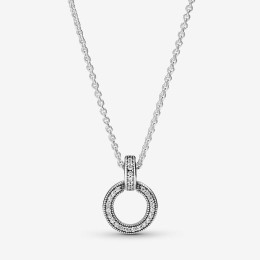 Collier Pandora Double Cercle en argent 925/1000 399487C01-45