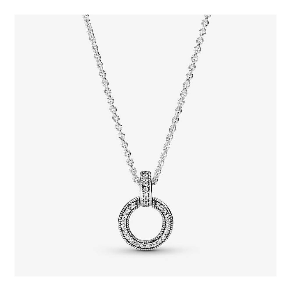 Collier Pandora Double Cercle en argent 925/1000 399487C01-45