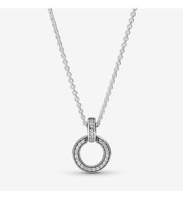Collier Pandora Double Cercle en argent 925/1000 399487C01-45
