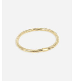 Bracelet jonc Nadège en acier PVD jaune, ZAG bijoux, SBJ22104-01UNI4