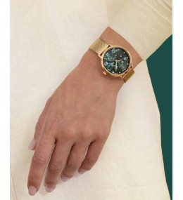 La Montre Femme Pierre Lannier Tallia acier PVD jaune, 063G572