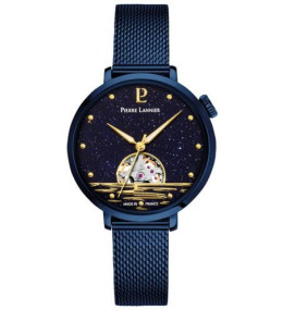 Montre Femme Pierre Lannier Australe automatique acier PVD bleu, 148H866