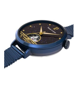 La Montre Femme Pierre Lannier Australe automatique acier PVD bleu, 148H866