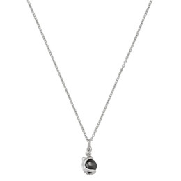 Collier Jourdan Bijoux Dune, hématite et argent 925/1000, AJF170229N
