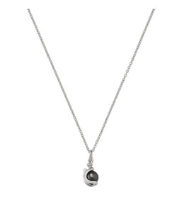 Collier Jourdan Bijoux Dune, hématite et argent 925/1000, AJF170229N