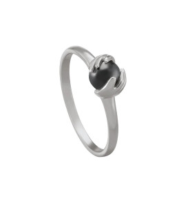 Bague Jourdan Bijoux Hélicé, argent 925/1000 et hématite, AJF170253R