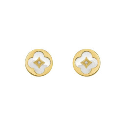 Les Boucles d'oreilles femme, argent 925/1000 doré or jaune 750/1000, Charles Garnier Paris 1901, LEGENDE, AGF170149E