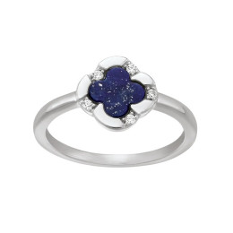 Bague femme, argent 925/1000, Charles Garnier Paris 1901, LEGENDE petit trèfle, AGF170241R