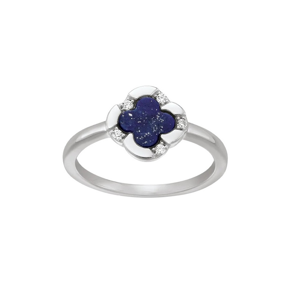 Bague femme, argent 925/1000, Charles Garnier Paris 1901, LEGENDE petit trèfle, AGF170241R
