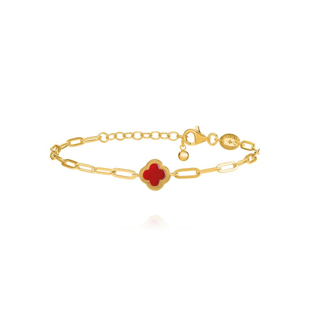 Bracelet femme, argent 925/1000 doré or jaune 750/1000, Charles Garnier Paris 1901, LEGENDE, AGF170246B