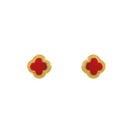 Boucles d'oreilles femme, argent 925/1000 doré or jaune 750/1000, Charles Garnier Paris 1901, LEGENDE, AGF170247E