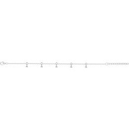 Le Bracelet argent 925/1000 et 5 oxydes de zirconium by Stauffer