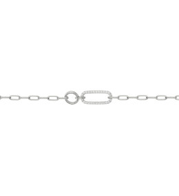 Bracelet argent 925/1000, motifs cercles et ovales et 28 oxydes de zirconium by Stauffer