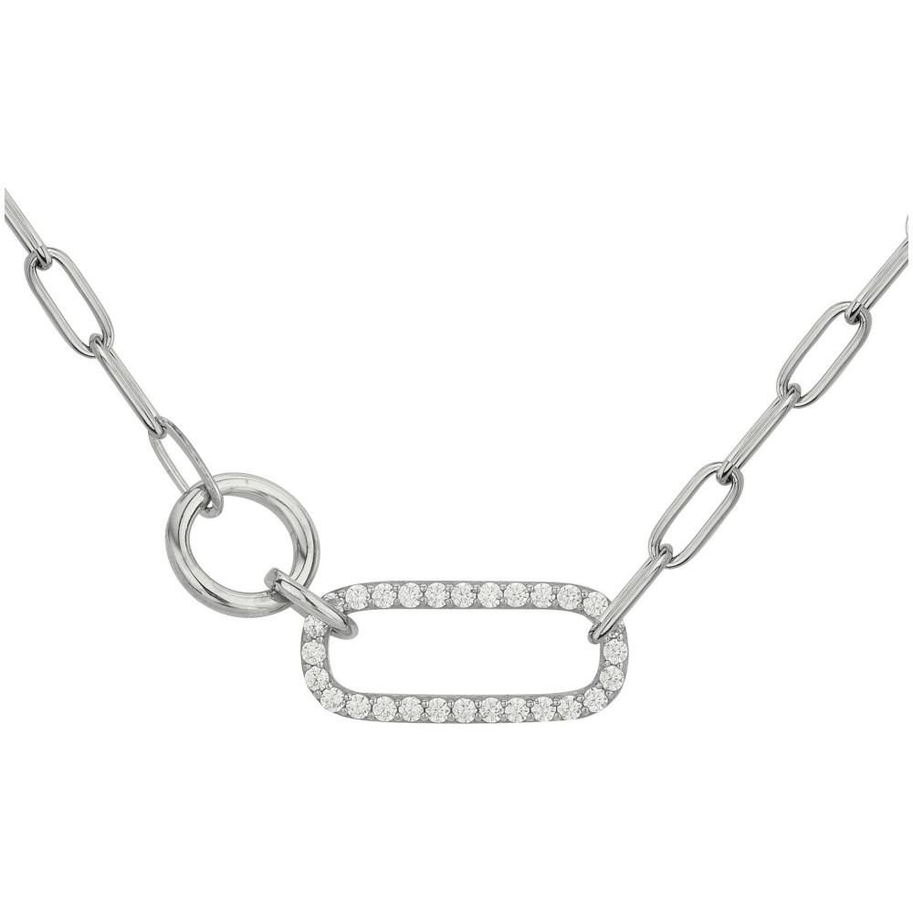 Collier Argent 925/1000 et 28 oxydes de zirconium by Stauffer
