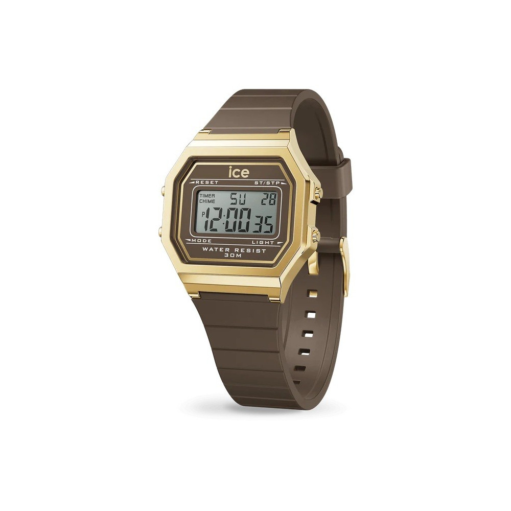 Montre ICE WATCH digit retro, Brown/Gold - SMALL 32 MM 023227
