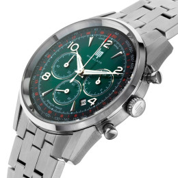 Montre Homme Lip Himalaya, 40 mm, Chronographe acier, Ref 671711