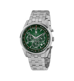 Montre Homme Lip Himalaya, 40 mm, Chronographe acier, Ref 671711