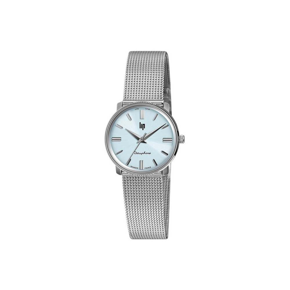 Montre Femme Lip Dauphine, acier, 29 mm, quartz, Ref 671952