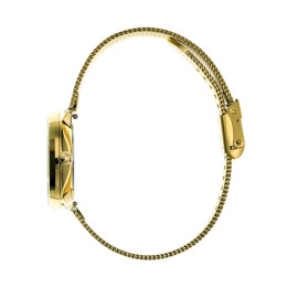 Montre Femme Lip Dauphine, acier PVD jaune, 29 mm, quartz, Ref 671953